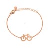 SAILBRACE Bracelet Rose Bike Chain, Rose gold