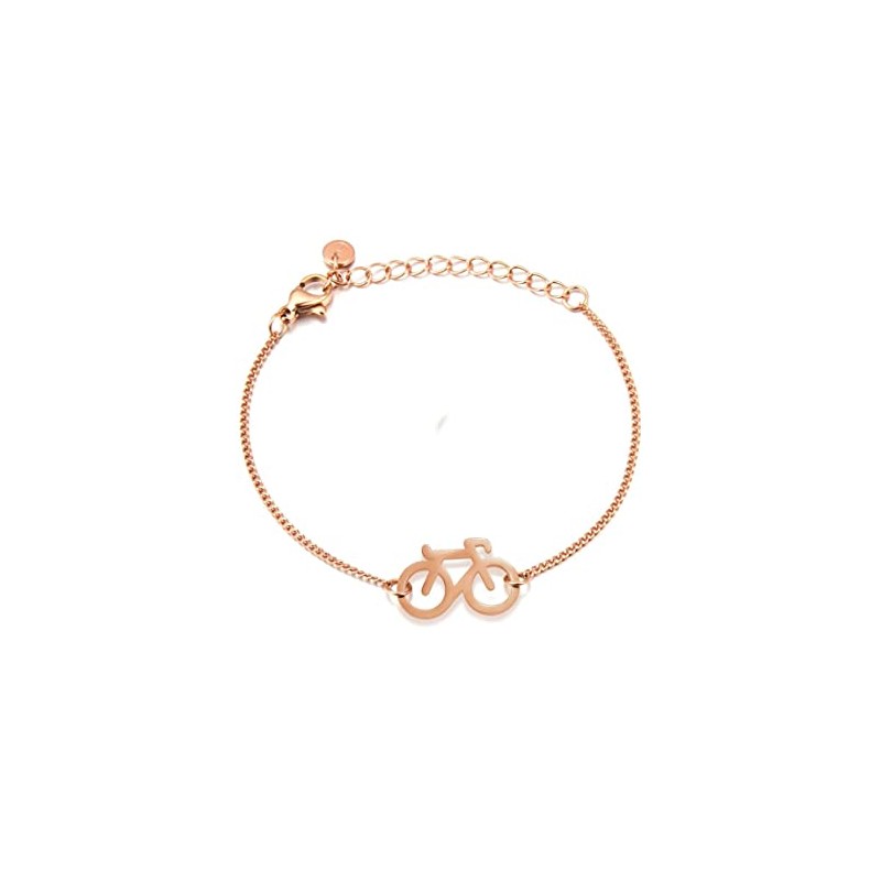 SAILBRACE Bracelet Rose Bike Chain, Rose gold