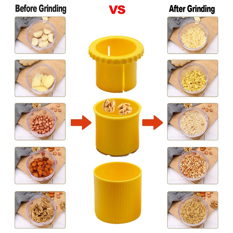 Atfart Nut Grinder, Manual Handheld, Multifunctional, Food-Grade