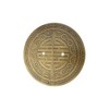 Tiazza A Pair Antique Brass Round Plate Pulls Handle Shoe