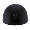 Milwaukee Performance Helmets MPH9710DOT Dot Approved Bare Bones Matte Black