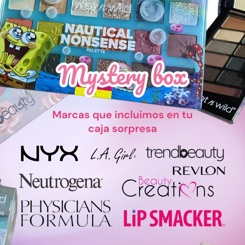 Beauty Creations Wet N Wild Revlon Caja Sorpresa Maquillaje Premium