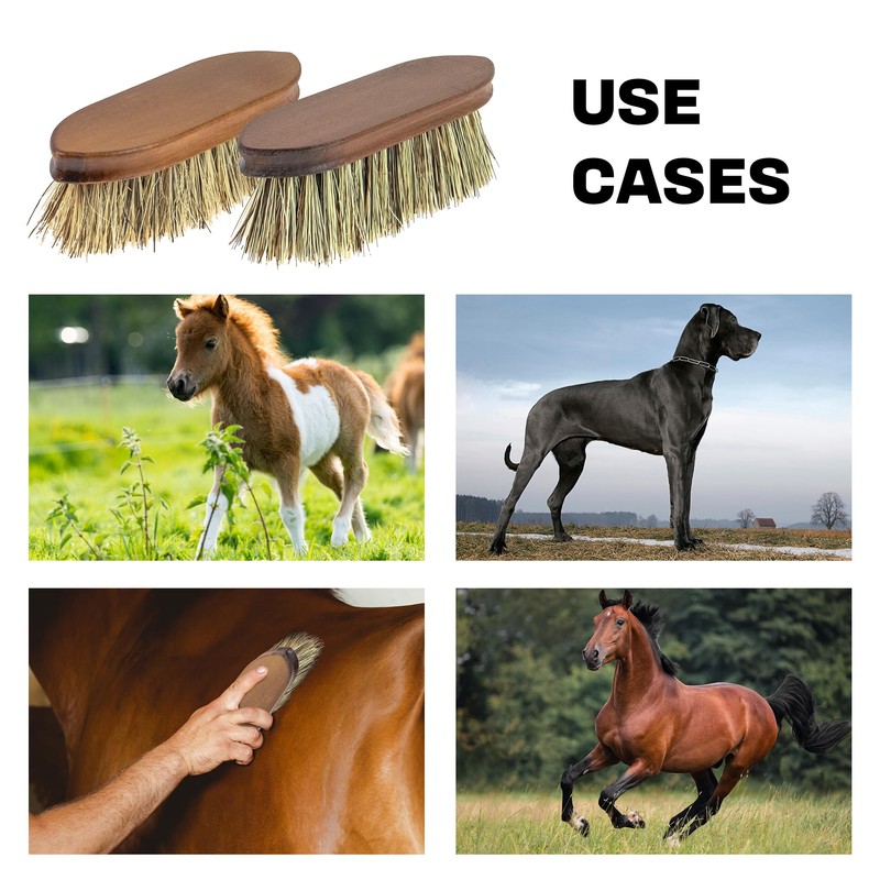 Horse Grooming Kit Mane and Tail Detangler - Equestrian Bristle