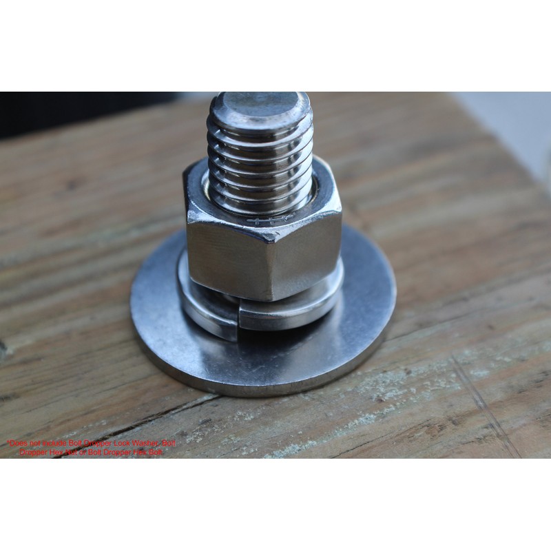 1/4" Stainless Flat Washer, 5/8" Outside Diameter (100 Pack)- Choose