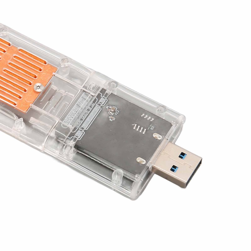 M.2 SATA to USB3.0 SSD External Enclosure Heat Dissipation Case