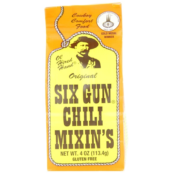 Six Gun Chili Mixin's, 4-Ounce