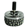 Nulite Glow in the Dark Spinning Ashtray - Skulls