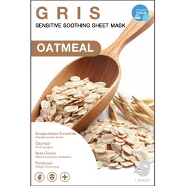 Creamery Plus Premium Facial Sheet Mask (Oatmeal), 1 Count (Pack of 1)