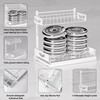 Uninol Under Sink Organizer, 2-Tier Sliding Cabinet Storage Rack, Black