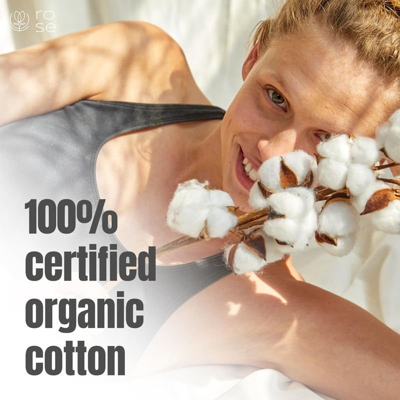 Rose Organic Tampons - Super, Non Applicator, 100% Organic cotton