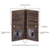 Wise Owl Stylish Bifold Long Slim Wallets - Real Leather