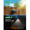 Mrzxy Solar Wall Lights Outdoor Bright Sconce Waterproof LED for
