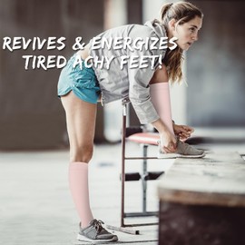 COOLOVER Copper Compression Socks for Women and Men(6 Pairs)-Best Support for Running, Athletic, Nursing, Travel