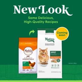 Nutro Wholesome Essentials Adult Dry Cat Food, Chicken & Brown Rice Recipe, 5 lb. Bag