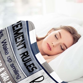 Kesidilo Retirement Gifts for Men 2024, Happy Retirement Gifts Blanket 50"x60", Funny Retirement Gifts for Men, Best Retired Gifts for Coworker, Cool Retirement Decorations Men