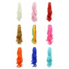 karlery Curly Clip In Thick Claw Drawstring Ponytail Extension Multi-colored