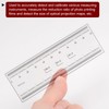 sourcing map 2pcs Film Flexible Ruler 10cm 0.1mm Scale with