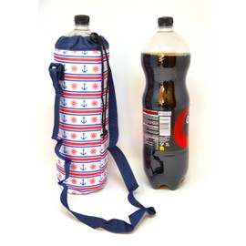 White and Blue 4L Total Hidalgo 2LTR 2L Bottles XXL Portable Flexible Cooler for Beach Camping Thermal Bag Camping Cooler Camouflage Military