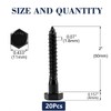 1/4" x 2" Hex Head Lag Screws Bolts 20Pcs 304
