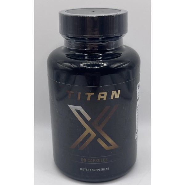 Titan X Male Performance Dietary Supplement Boost Endurance 60 Caps.