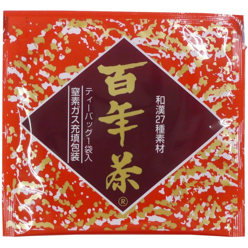 Seicha Hyakunen Honpo Hundred Years Tea Red Box, 0.2 oz