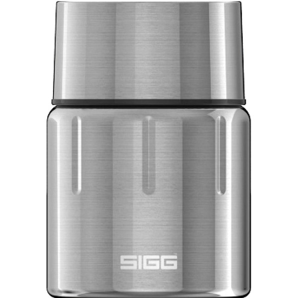 Sigg Gemstone Food Jar Selenite (0.5 L), Insulated Food Container for The Office, School and Outdoors, 18/8 Stainless Steel Thermo Container