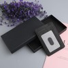 DXLing Leather Mini Wallet Credit Card Holder for Men, Card