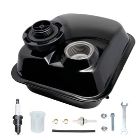 JMCHstore Side Port & Screw on Gas Tank For Coleman BT200X CT200U CT200UEX, Baja Warrior MB200 Mini Bike Fuel Tank Replacement for Hemi Hemi Predator 212 Ghost 212cc 224 MAX performance Engine