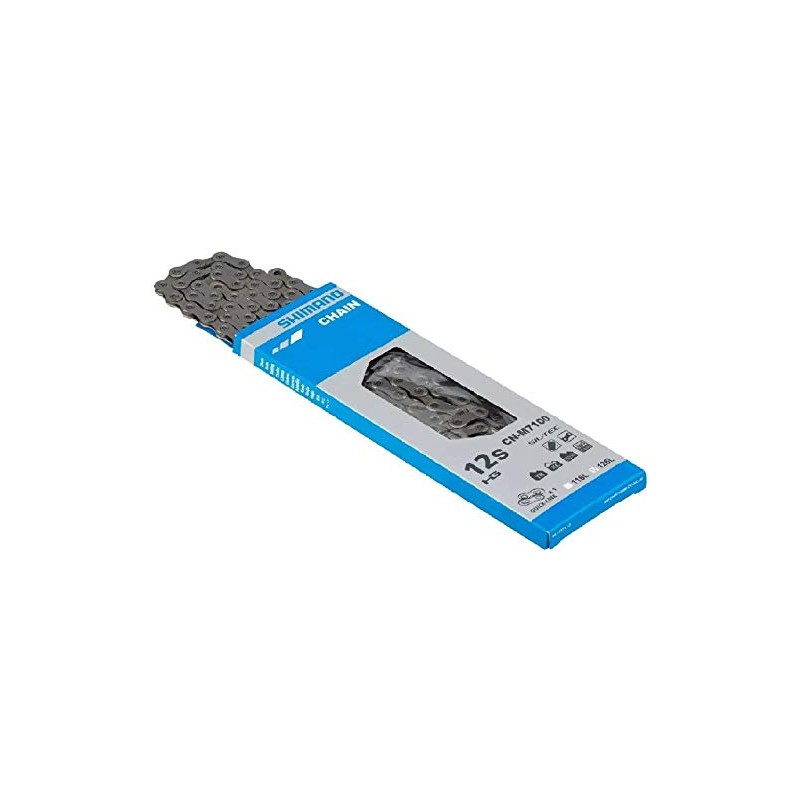 Shimano SLX CN-M7100 SLX chain with quick link, 12-speed, 126L,Silver