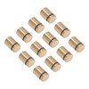 12Pcs Advertising Nail Stainless Steel Electroplated Brushed Gold Sign Holder