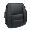 SecosAutoparts Front Passenger Side Bottom Non-Perforated Leather Replacement Seat Cover
