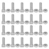 20 Set 22mm M6x22 Bolts and M6 Nut Aluminium Nuts