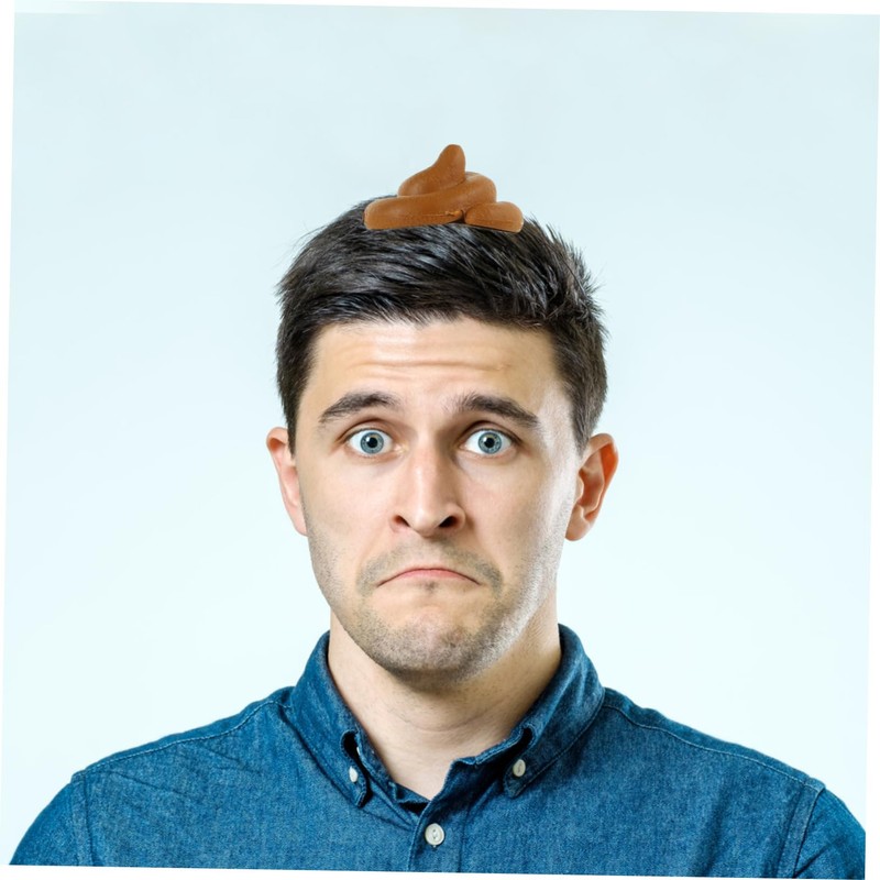 BESPORTBLE 3Pcs Poop Hat for Party Funny Beanie Headgear for