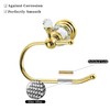 WNEBATH Gold Crystal Toilet Paper Holder, Golden Bathroom Toilet Paper