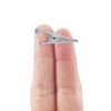 HONGYUTAI (Pack of 100pcs) 28mm Mini Metal Alligator Clip