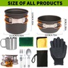 AOFUXTI Camping Mess Kit - Camping Cooking Set, Camping Essentials