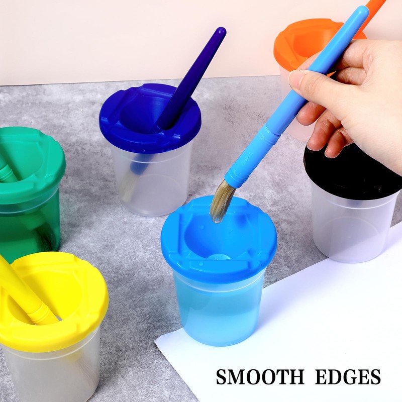20 PCS No Spill Paint Cups with Lids, Painting Cups