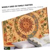 NOLITOY Aesthetic Sun and Moon Face Wall Tapestry Chic Home