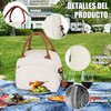 Bolsa del Almuerzo, Lonchera termica para mujer y Hombre, Incluye