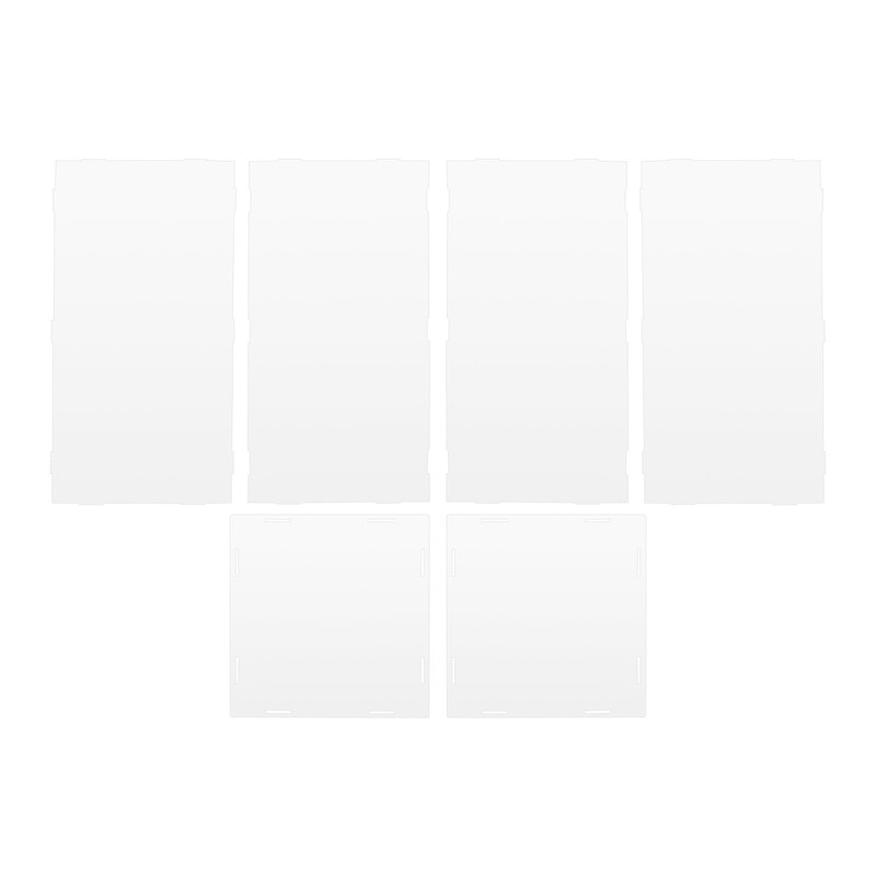 Beuioslyr 24" Clear Acrylic Display Stand, Acrylic Display Box For