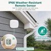 RUIKORING Wireless Indoor Outdoor Thermometer Hygrometer, 330 ft Sensor