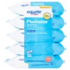 Equate Fresh Scent Flushable Wipes, 7" X 5.25", Count of