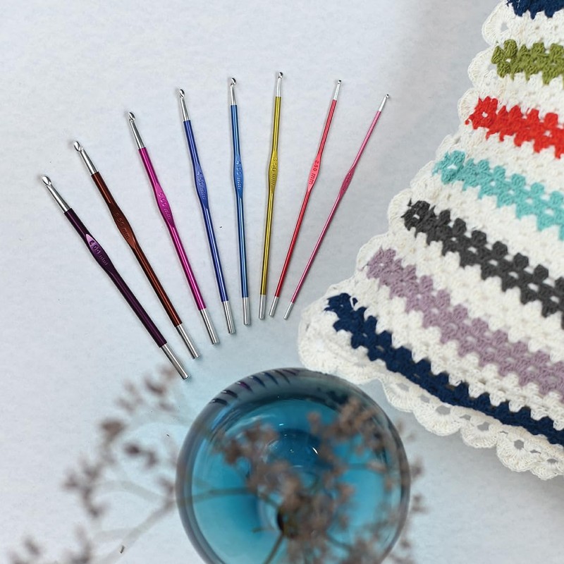 KnitPro Crochet Hook: Single Ended: ZING: 2.00MM, Assorted, 2mm