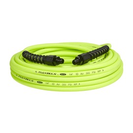 Flexzilla Pro Air Hose, 1/4 in. x 50 ft., Heavy Duty, Lightweight, Hybrid, ZillaGreen - HFZP1450YW2