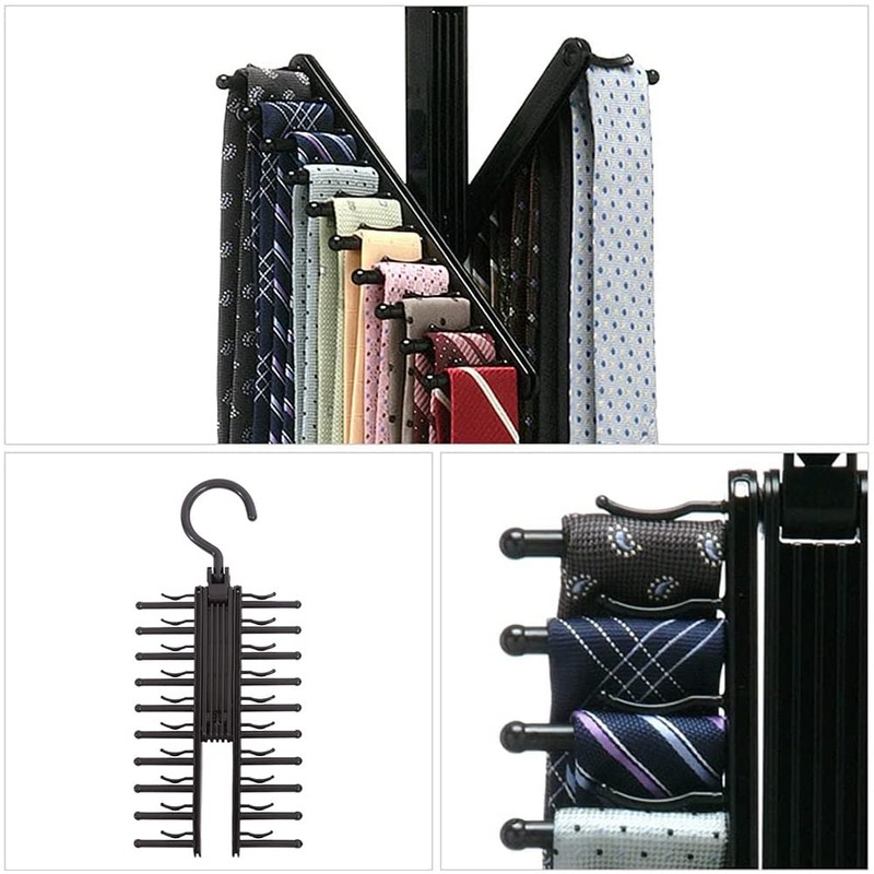 Tie Holder, Adjustable Tie Rack, Adjustable X Tie Rack, Tie