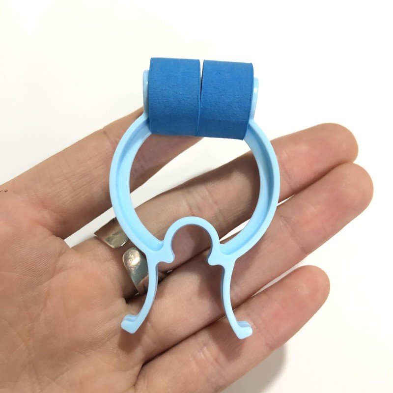 2 pcs Nose Stop Clips Nasal Nose Stopper Clips Plastic