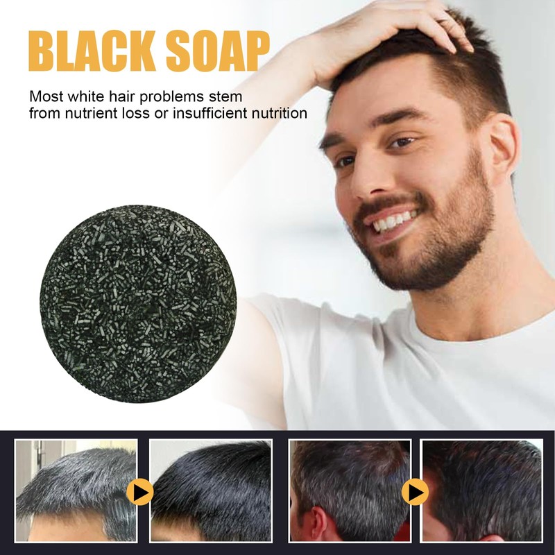 Jxectxg Jxectxg shampoo for men, Reverse Shampoo Bar Reverse,Grey Hair