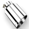 MZS Exhaust Tips, Stainless Steel 4" Inlet 8" Outlet 15"