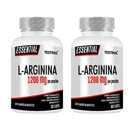 Arginina Essential 1200 mg, un precursor natural que potencia la circulación y amplía los vasos gracias al óxido nítrico. Testrol L-Arginina Essential