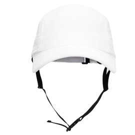 Sports Hat for Men & Women Quick-Dry Cycling Cap with Adjustable Windproof Chin Strap Running Surf Baseball Sun Hat White